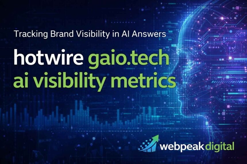 hotwire gaio.tech ai visibility metrics