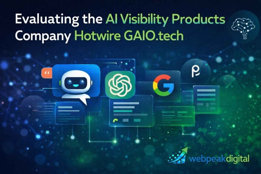 evaluate the ai visibility products company hotwire gaio.tech
