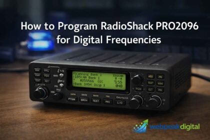 how to program radioshack pro2096 for digital frequencies