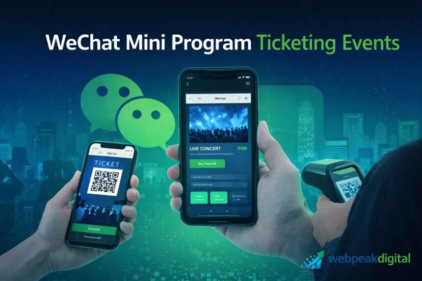 wechat mini program ticketing events