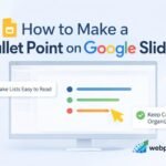 how to make a bullet point on google slides