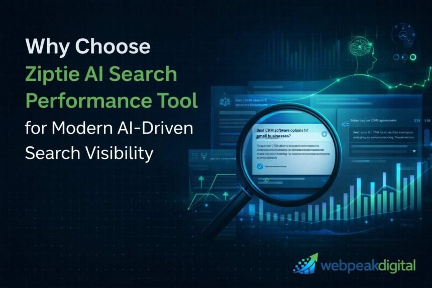 why choose ziptie ai search performance tool