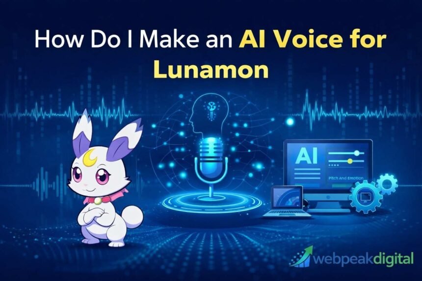 how do i make an ai voice for lunamon