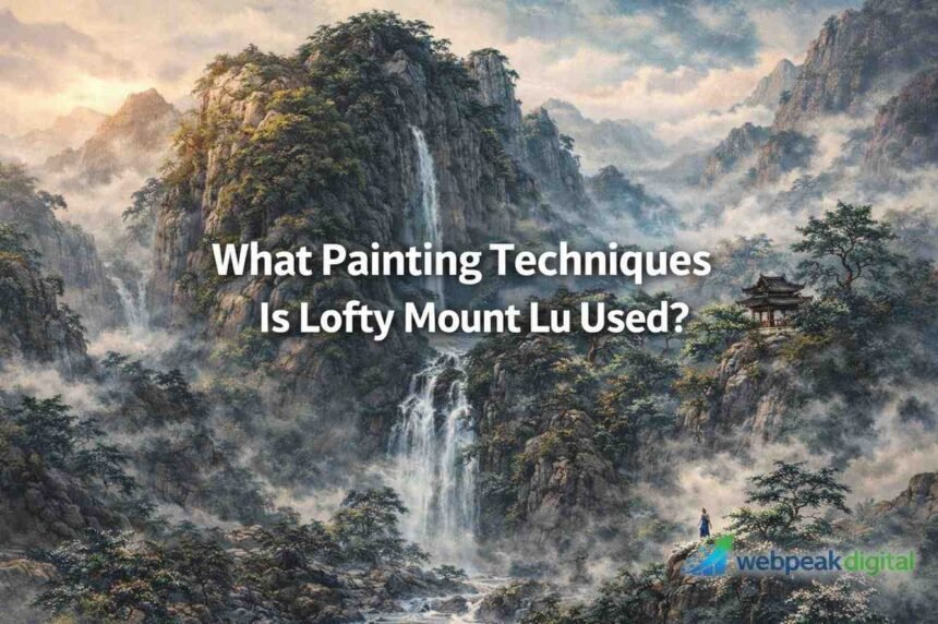what painting techniques is lofty mount lu used